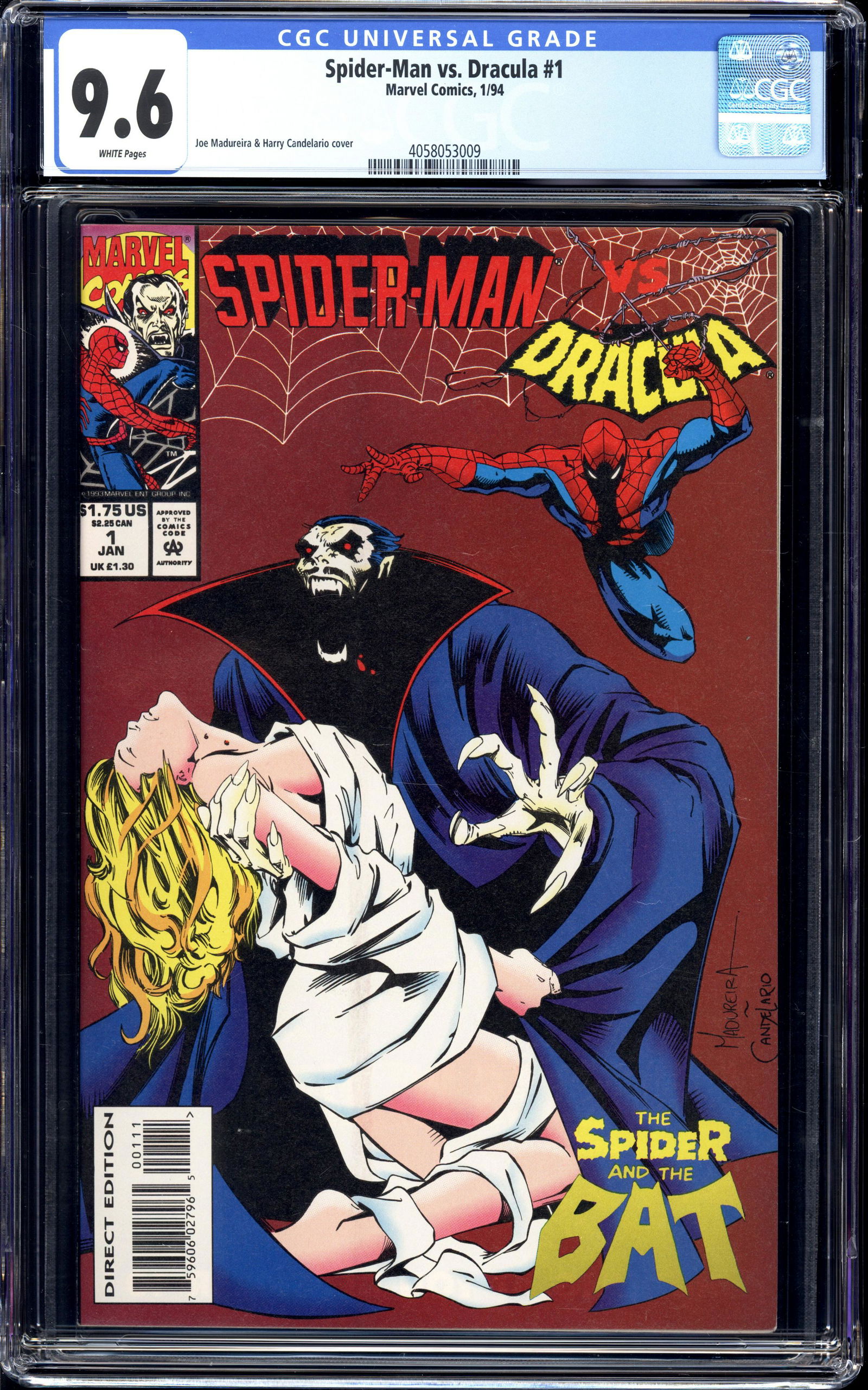Spider-Man vs. Dracula #1 CGC 9.6 Madureira/Candelario cover art (1 of 2)