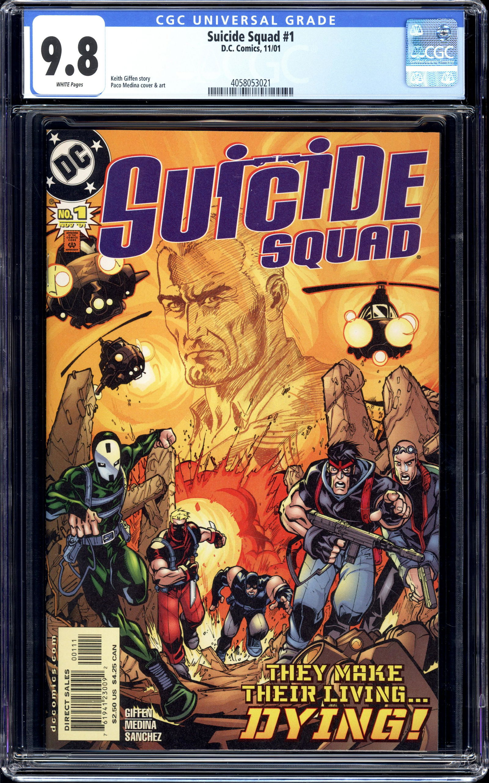 Suicide Squad #1 CGC 9.8 White pages Highest existing CGC grade (1 of 2)