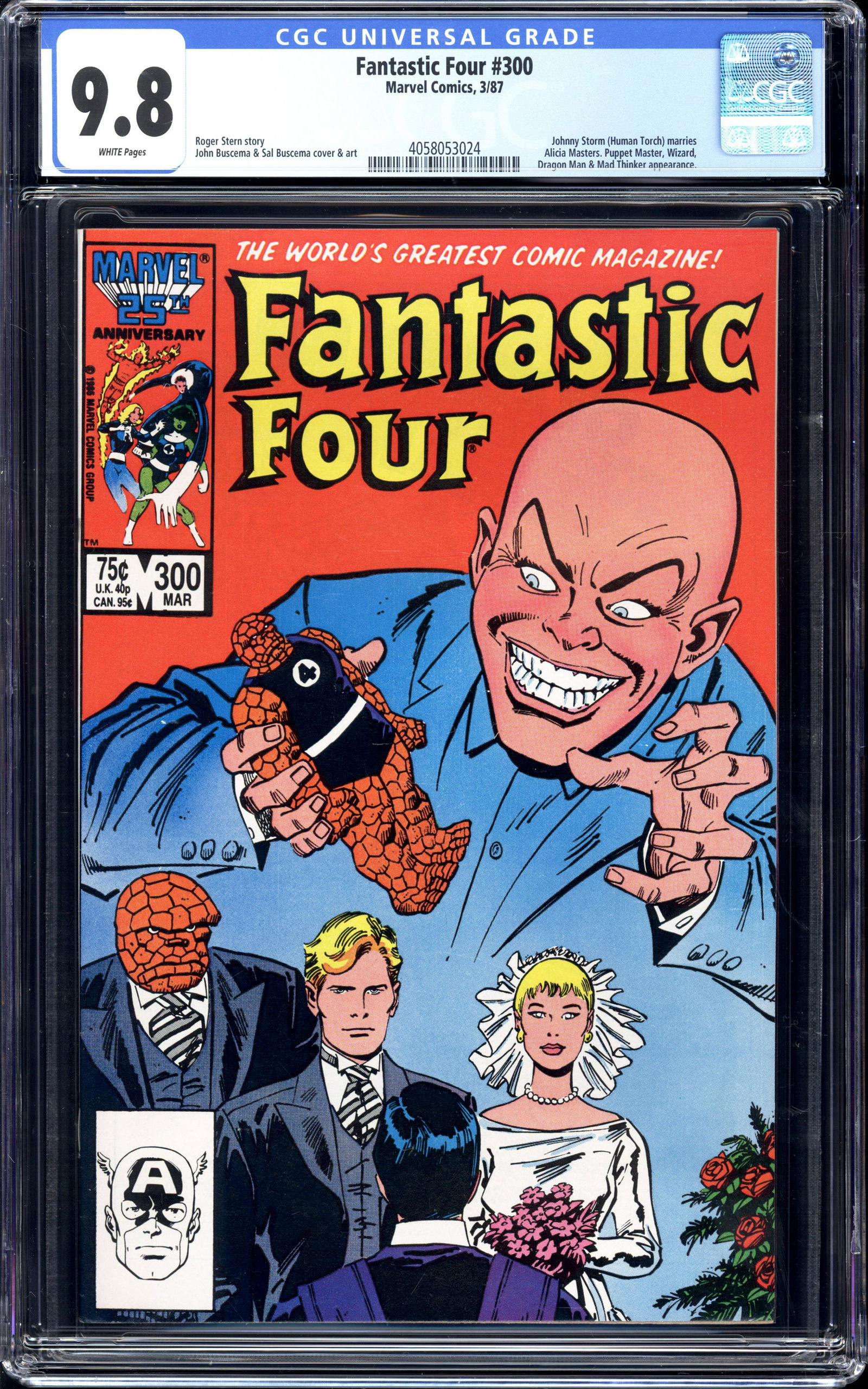 Fantastic Four #300 CGC 9.8 Highest existing CGC grade (1 of 2)