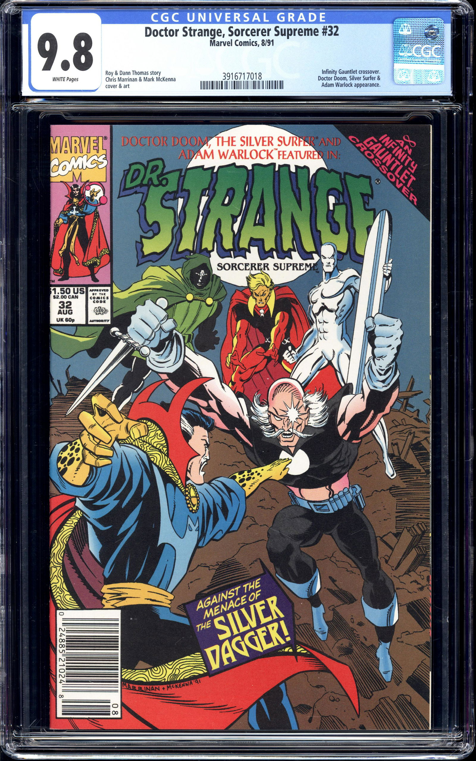 Doctor Strange, Sorcerer Supreme #32 CGC 9.8 Highest CGC grade (1 of 2)