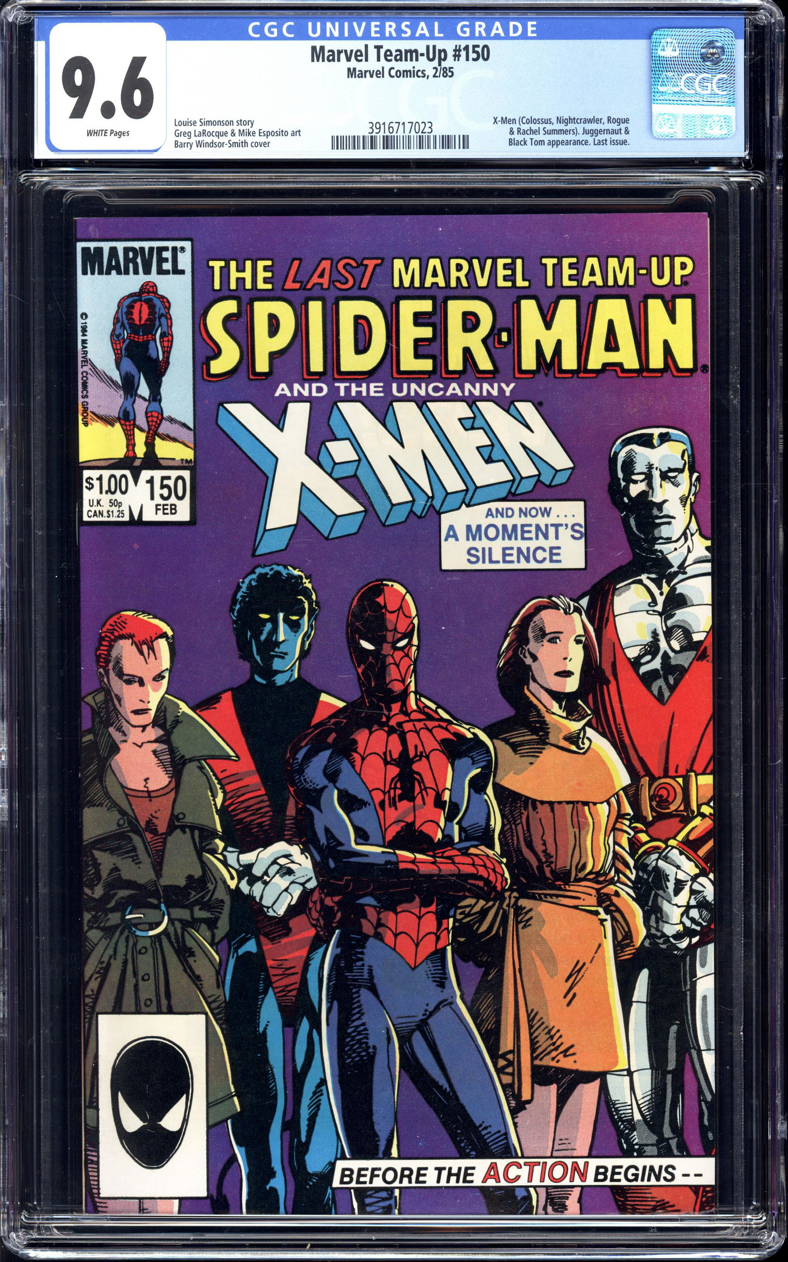 Marvel Team-Up #150 CGC 9.6 X-Men, Juggernaut Last Issue (1 of 2)