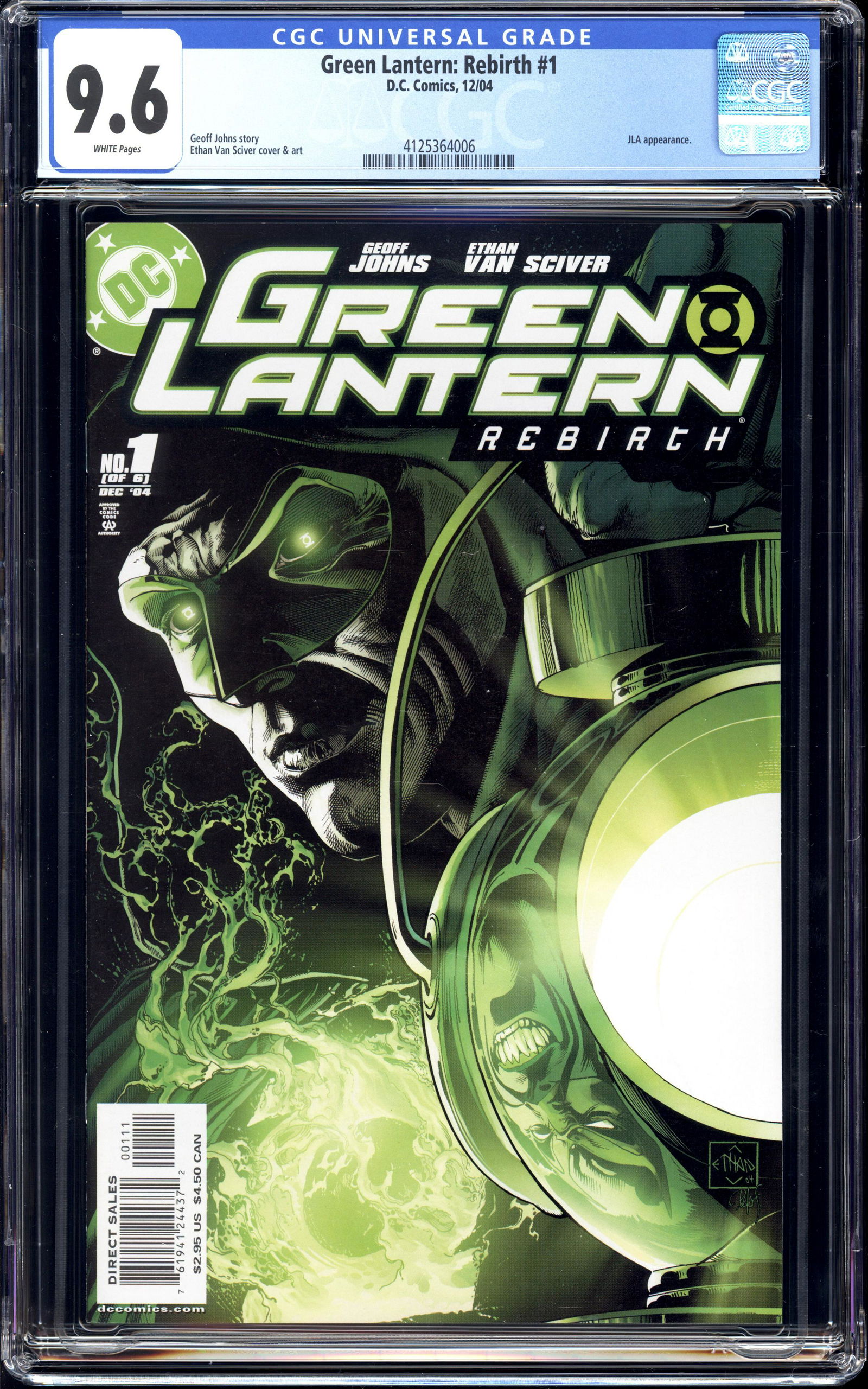 Green Lantern: Rebirth #1 CGC 9.6 JLA appearance (1 of 2)