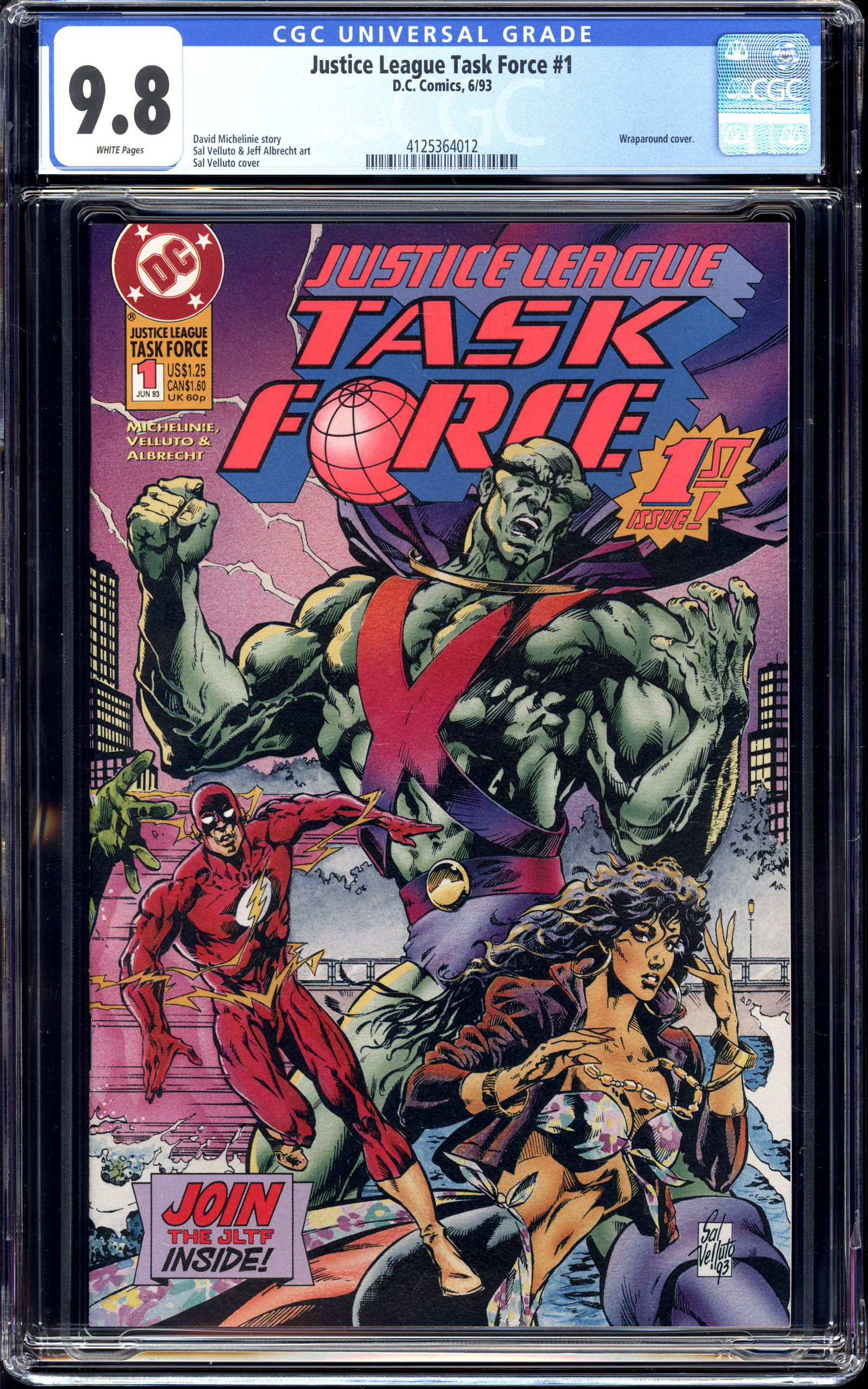 Justice League Task Force #1 CGC 9.8 Highest existing CGC grade (1 of 2)