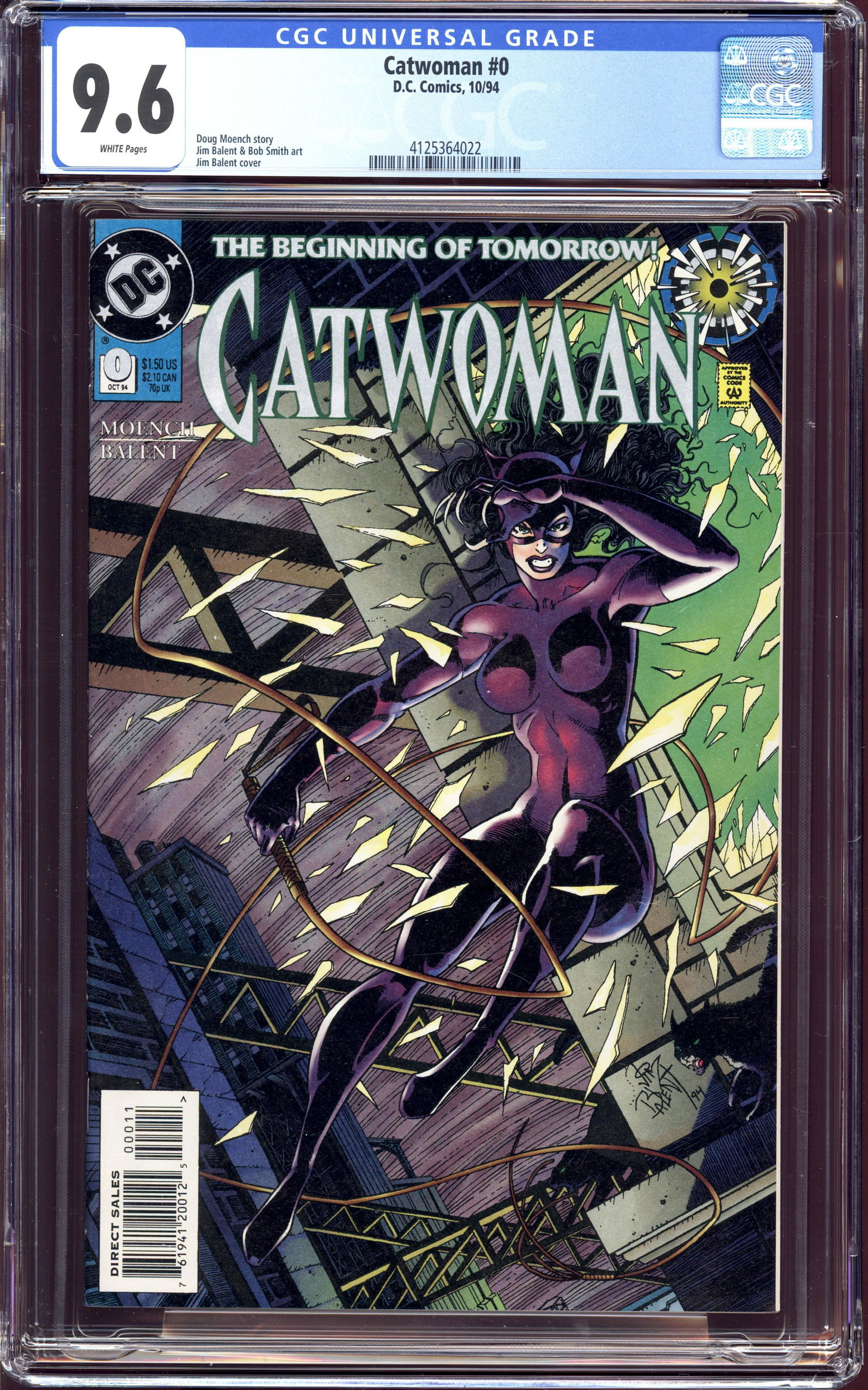 Catwoman #0 CGC 9.6 Doug Moench story DC Comics Oct 1994 (1 of 2)