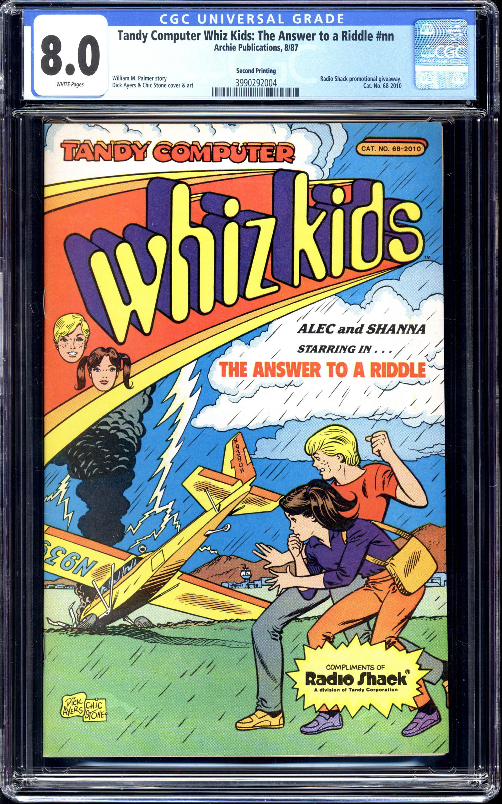 Tandy Computer Whiz Kids #nn CGC 8.0 Bob Bishop Estate (1 of 2)