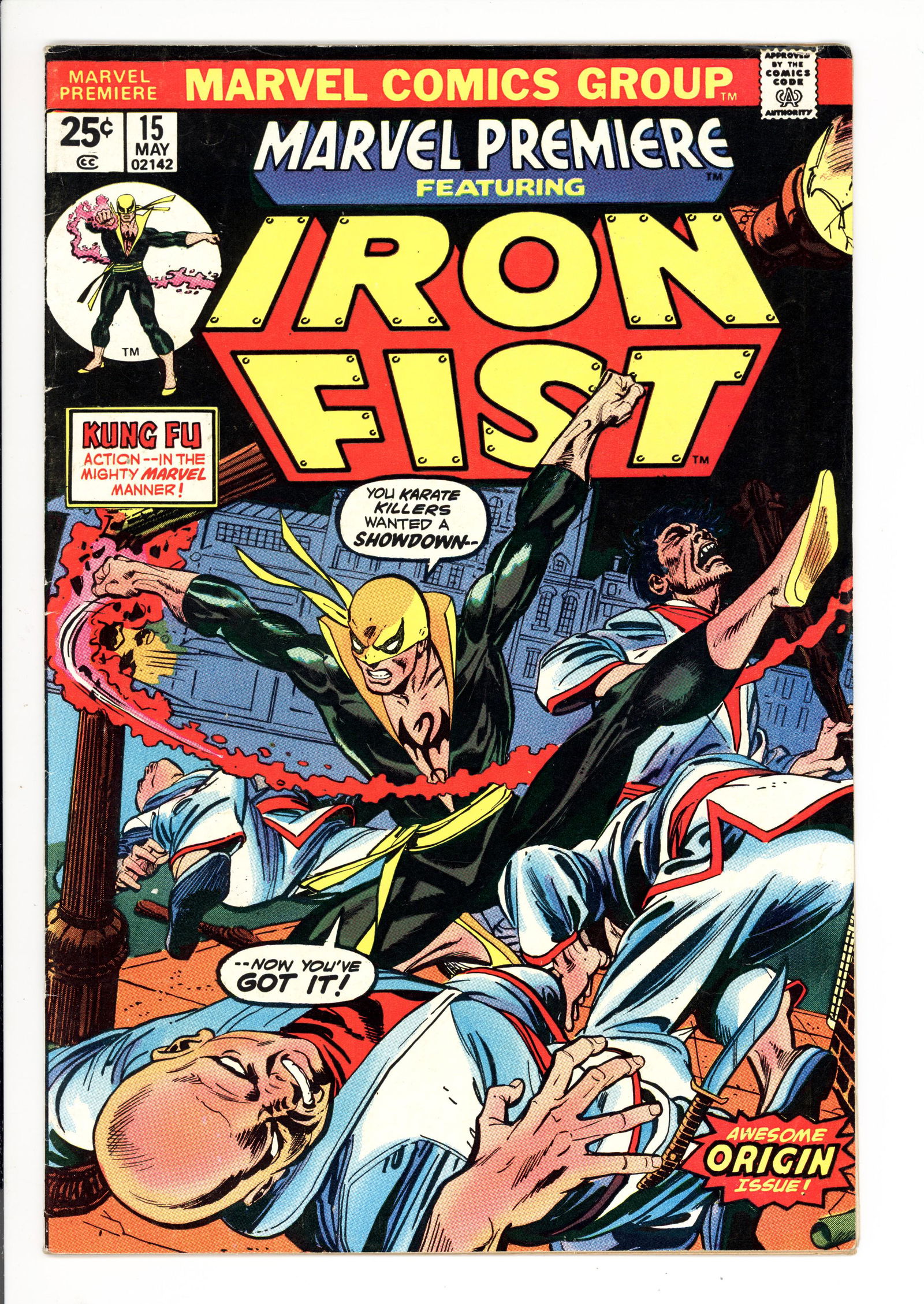 Marvel Premiere #15 Fine+ 1st appearance of Iron Fist (1 of 2)