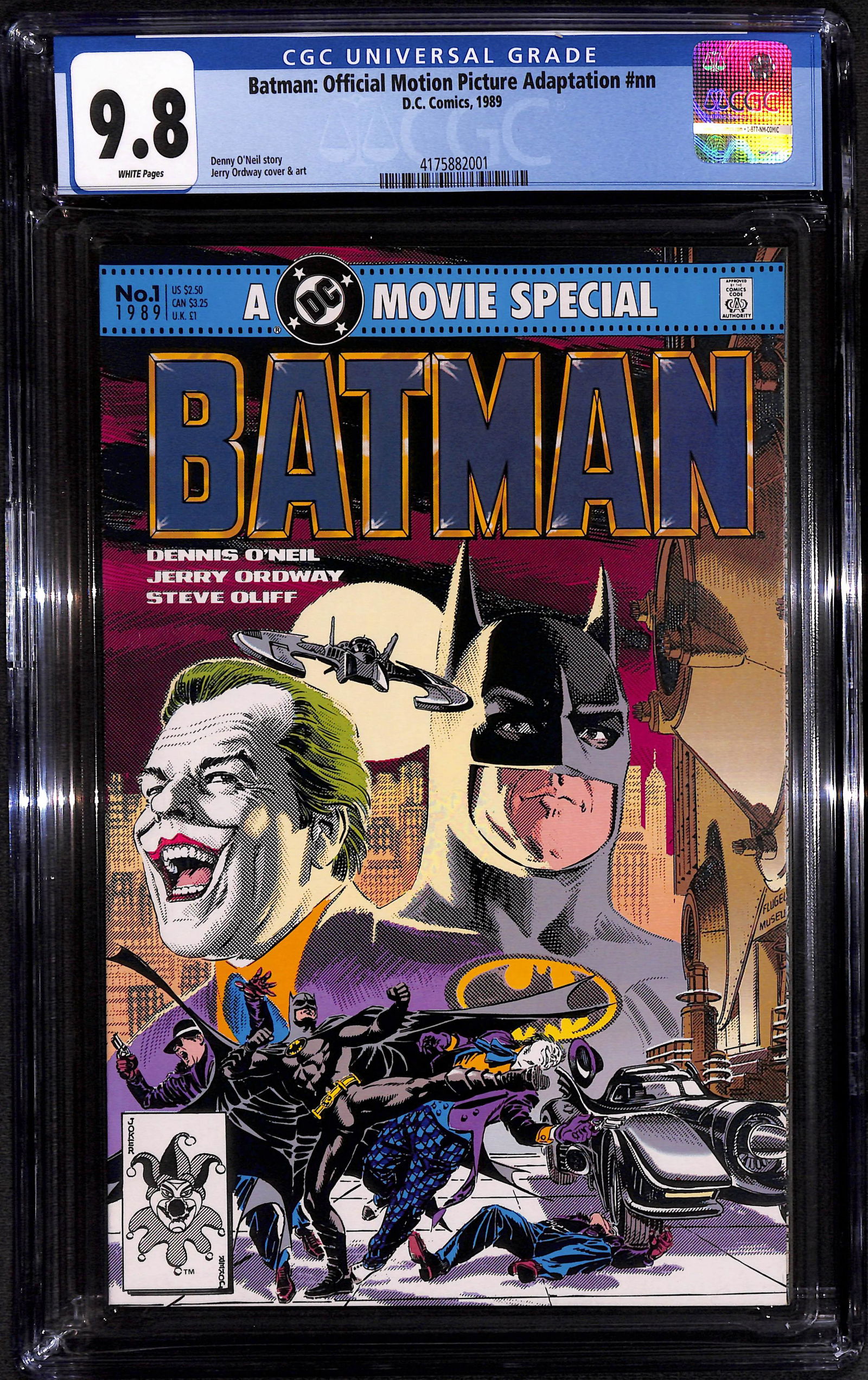 Batman: Official Motion Picture Adaptation #nn CGC 9.8 (1 of 2)