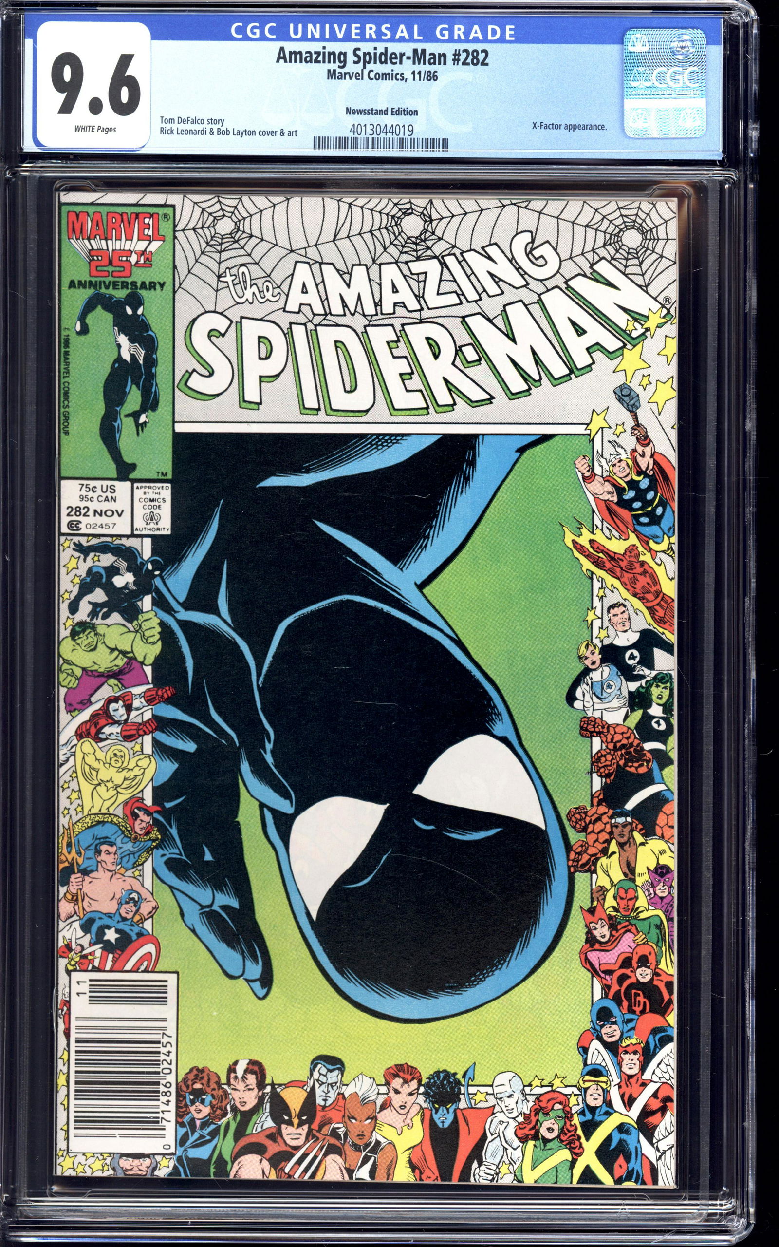Amazing Spider-Man #282 CGC 9.6 Newstand Edition (1 of 2)