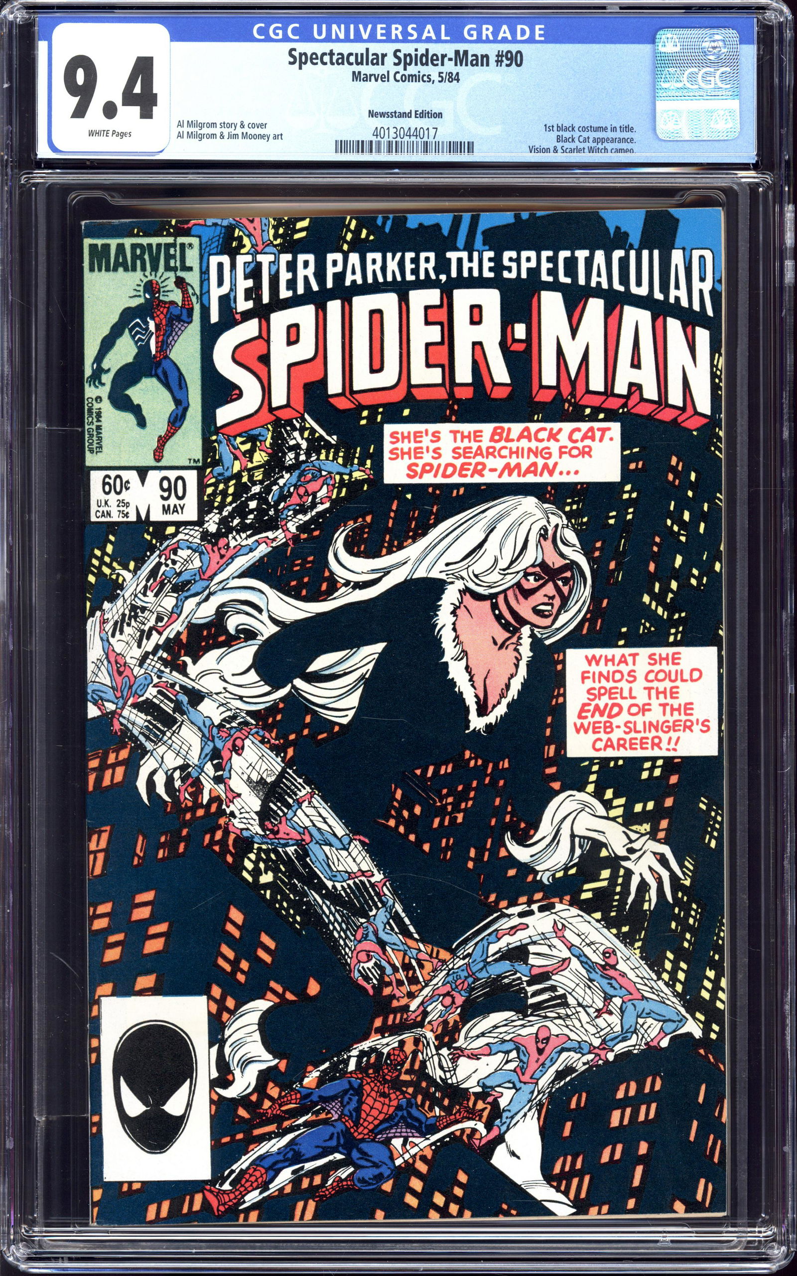 Spectacular Spider-Man #90 CGC 9.4 1st black costume (1 of 2)