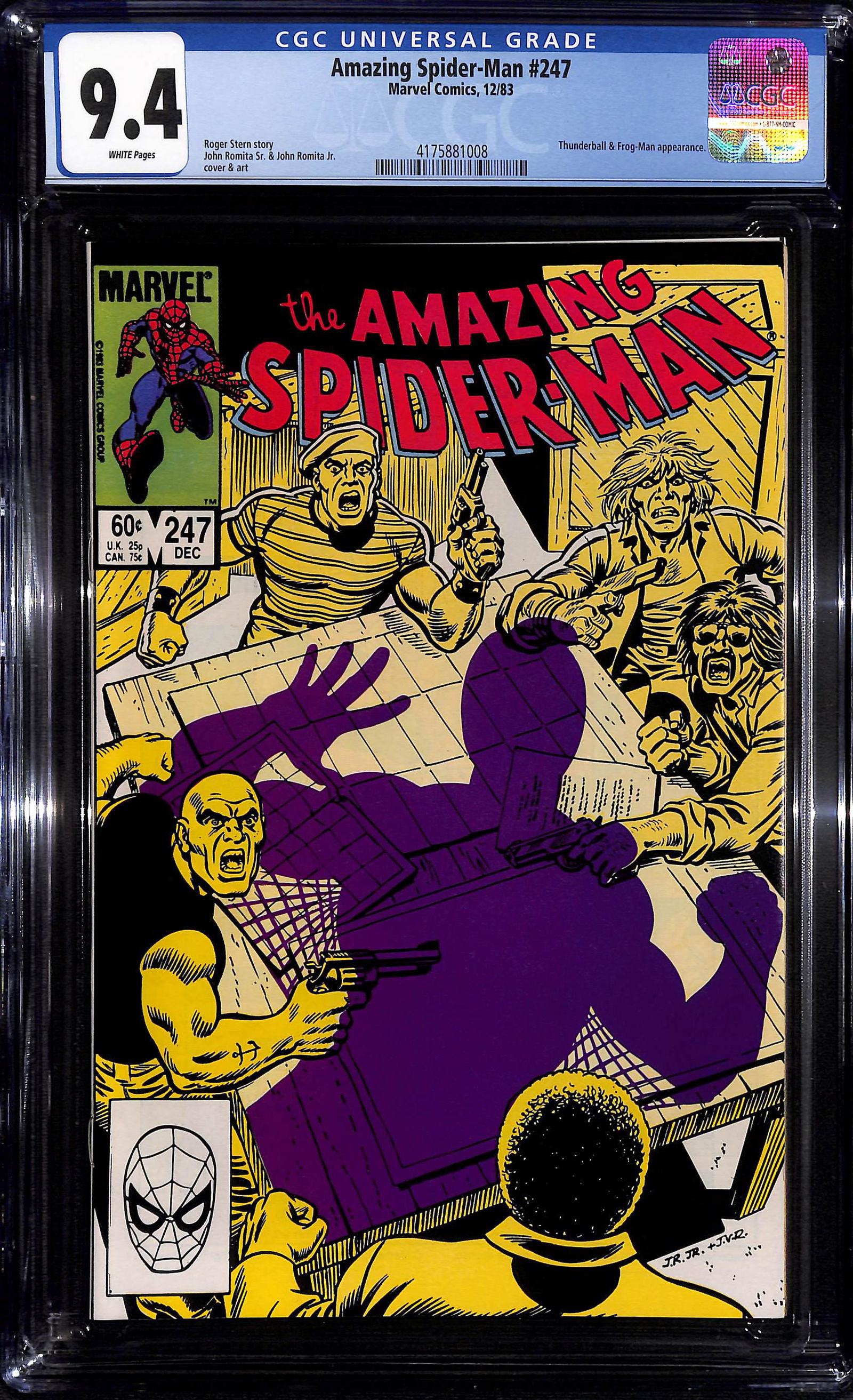Amazing Spider-Man #247 CGC 9.4 Thunderball & Frog-Man a. (1 of 2)