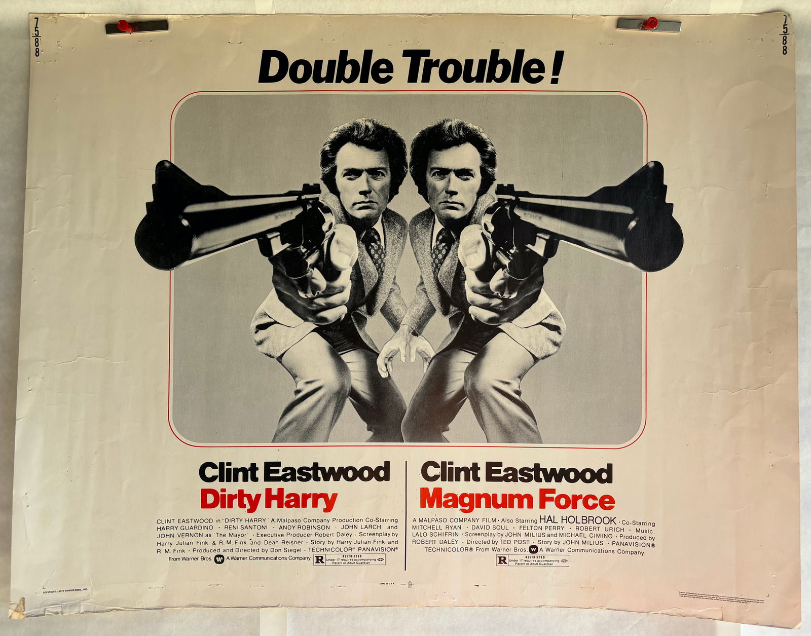Dirty Harry/Magnum Force Clint Eastwood Poster (1 of 10)