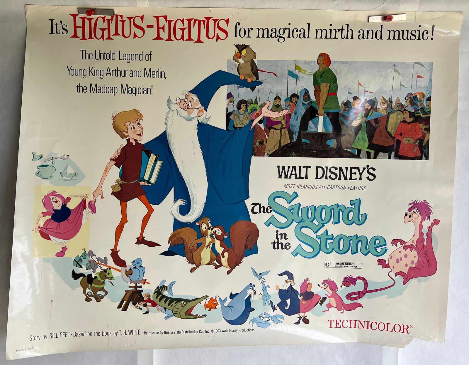 The Sword in the Stone (Buena Vista, 1963) Poster (1 of 13)