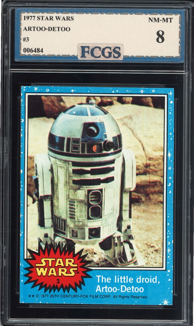 1977 Topps Star Wars Artoo-Detoo #3 FCGS 8 NM-MT (1 of 2)