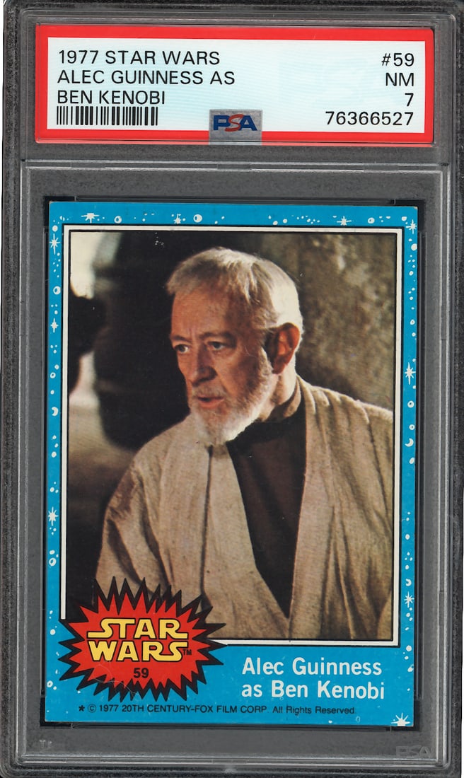 1977 Topps Star Wars #59 Ben Kenobi PSA 7 NM (1 of 2)