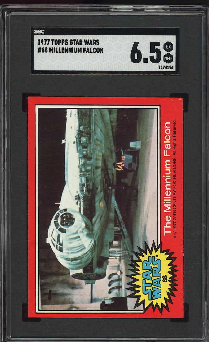 1977 Topps Star Wars #68 Millennium Falcon 6.5 (1 of 3)
