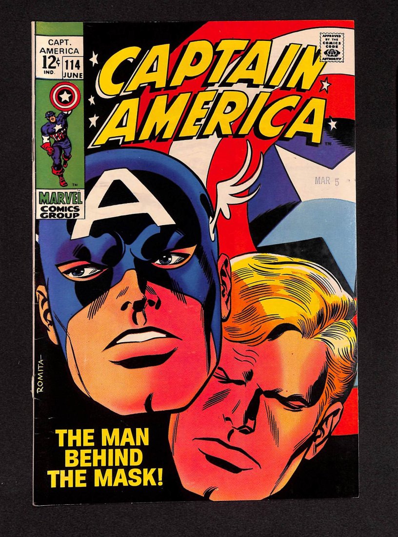Captain America #114 (Marvel, 1969) Very Good (1 of 20)