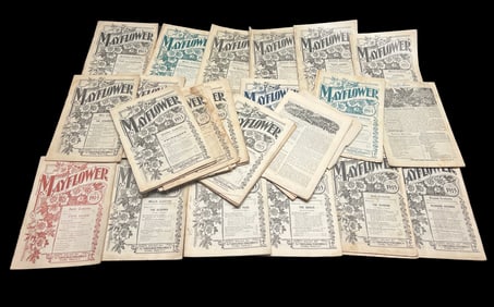 33 issues of The Mayflower Seed, Flowers and Gardening Journal 1903-1905 Estate of Roy Latham