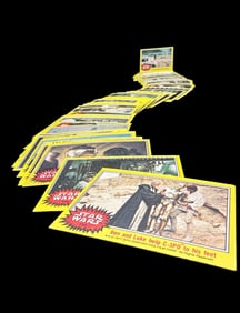 Nearly Compete Set of 65 Series 3 - Yellow Border - 1977 Star Wars Trading Cards (#133-198)