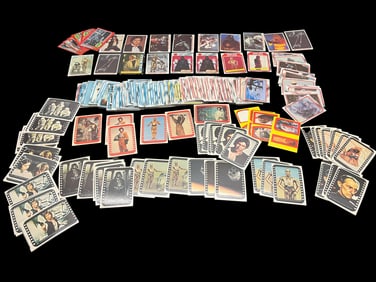 Large Vintage Star Wars Trading Card Lot – Star File, Stickers, Topps, Burger King and more