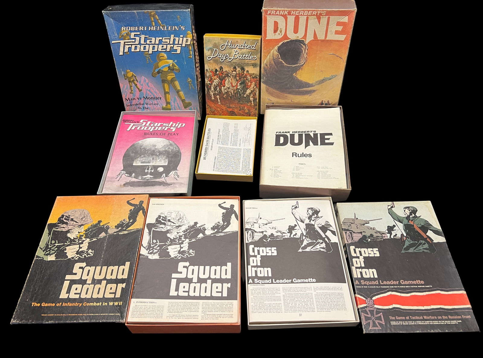 Vintage Board Game Lot – Avalon Hill & Frank Herbert’s Dune (5 Games, Untested for Completeness) (1 of 3)