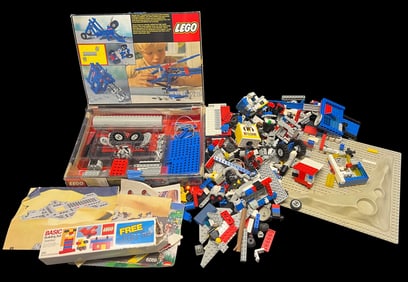 Approximately 5-6 lbs of Mixed LEGOS – Partial Expert Builder Set 8050, Assorted Pieces and