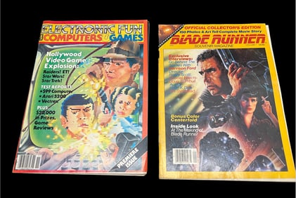Blade Runner Souvenir Magazine & Electronic Fun with Computers & Games (Premiere Issues)