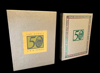 The Hobbit 50th Anniversary Edition by J.R.R. Tolkien – Houghton Mifflin, 1987 (Hardcover in