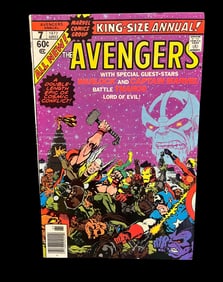 Avengers Annual #7 Death of Thanos Marvel Comics 1977 Very Fine 8.0 Condition