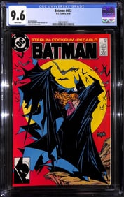 Batman #423 CGC 9.6 White pages D.C. Comics September 1988 Classic Todd McFarlane cover Key Issue