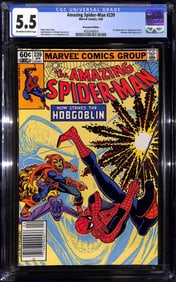 Amazing Spider-Man #239 CGC 5.5 OW-W pages Newstand Edition 1st Spider-Man vs. Hobgoblin battle -