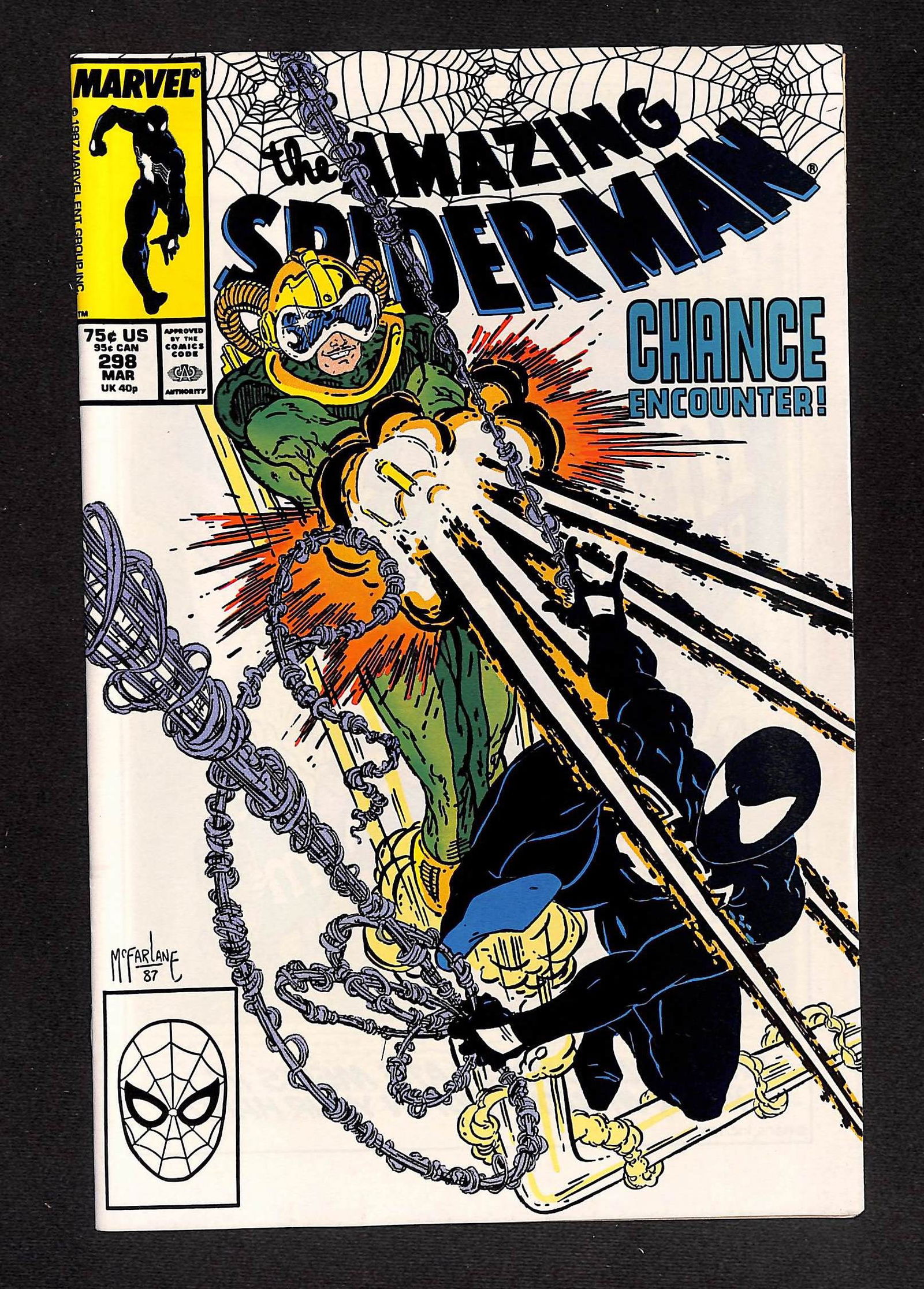 Amazing Spider-Man #298 9.4 Key Issue - 1st issue penciled by Todd McFarlane, 1st cameo of Eddie (1 of 2)