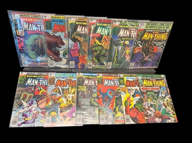 Man-Thing Comic Book Lot - Vol 2 #1-11 (1979-80 - Entire Run) + Vol 1, #18 from 1975 Marvel Comics