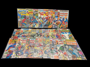 Marvel Team-Up Bronze Age Lot of 24 Marvel Comics Spanning 1973-1979 Spider-Man