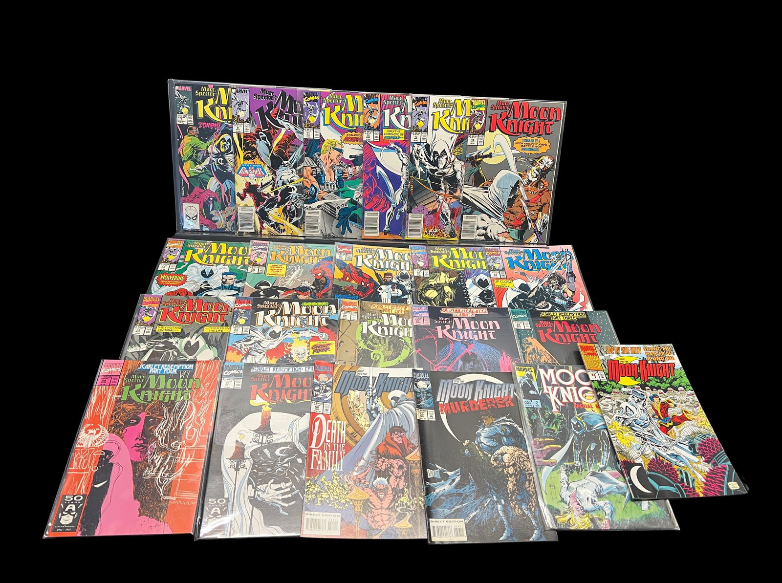 Marc Spector: Moon Knight Copper/Modern Age Comic Book Lot of 22 issues Marvel Comics (1 of 7)