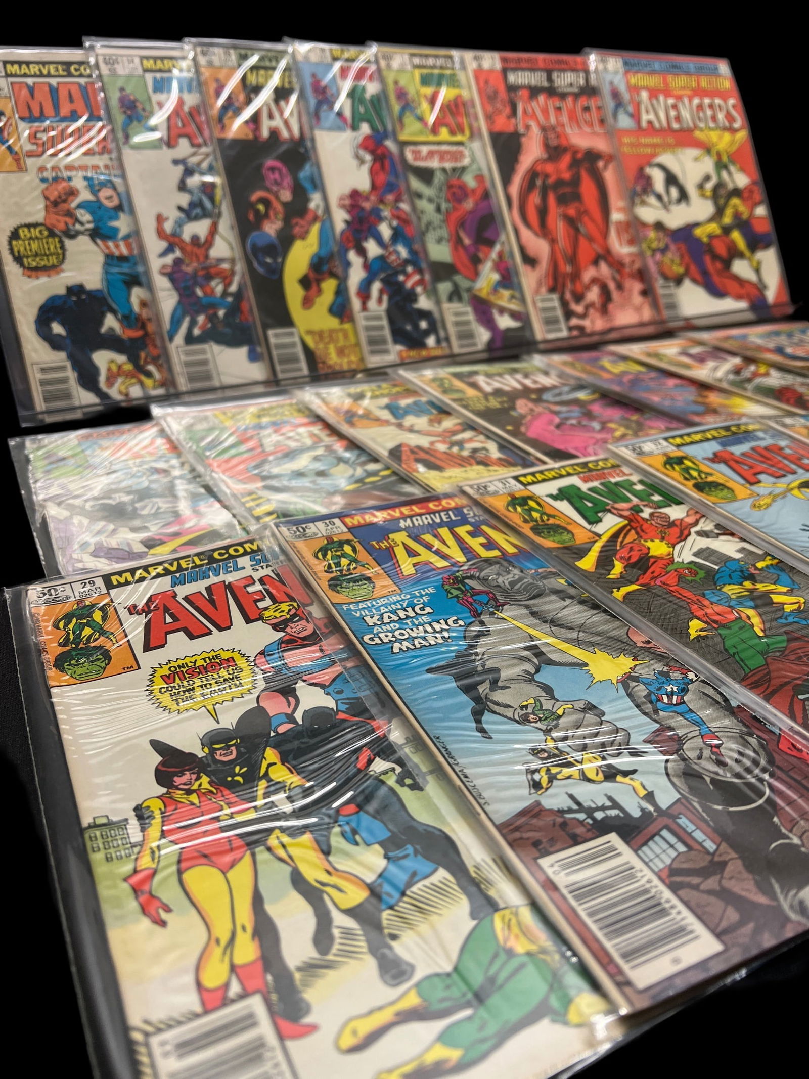 Bronze Age Marvel Super Action Lot of 22 issues - Reprints Classic Avengers Stories (1 of 12)