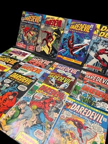 Lot of 16 Mostly Silver Age Daredevil Comic Books Marvel Comics Group