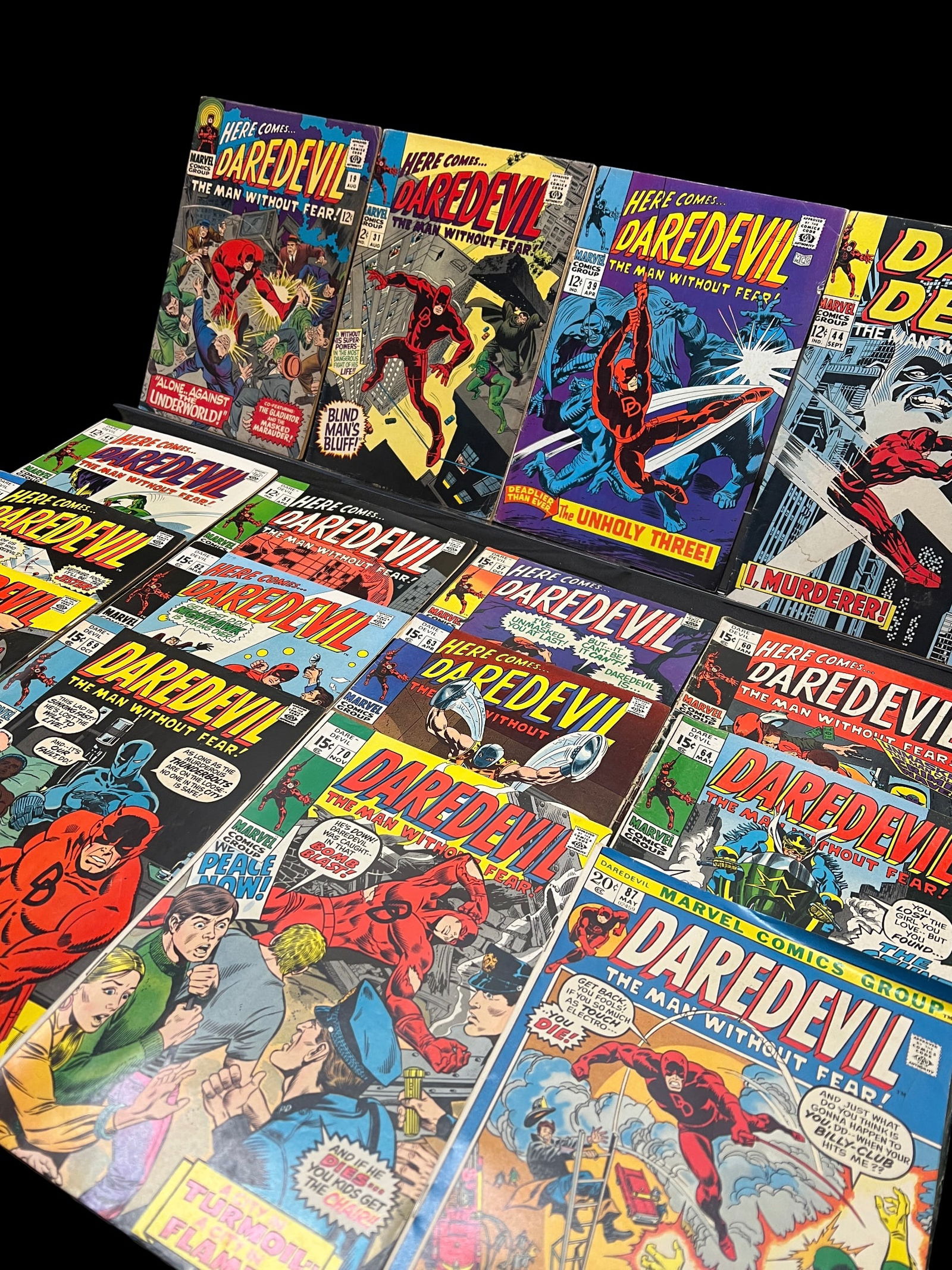 Lot of 16 Mostly Silver Age Daredevil Comic Books Marvel Comics Group (1 of 9)