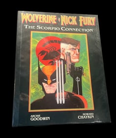Wolverine and Nick Fury: The Scorpio Connection, Marvel Graphic Novel, 1989, Hardcover