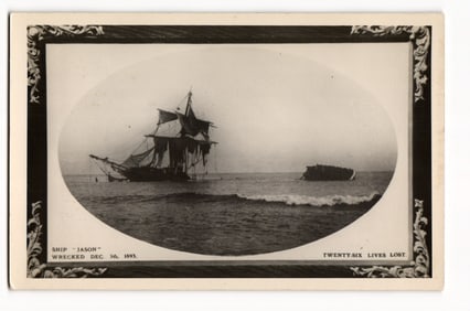 Wreckage of the Ship "Jason," Dec. 5th, 1893, Twenty-Six Lives Lost, Maritime Disaster
