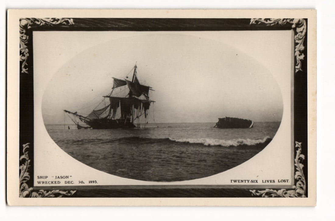 Wreckage of the Ship "Jason," Dec. 5th, 1893, Twenty-Six Lives Lost, Maritime Disaster (1 of 2)