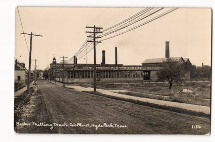 Becker Milling Mach. Co's Plant, Hyde Park, Mass., Exterior, Early 20th Century Industrial Scene