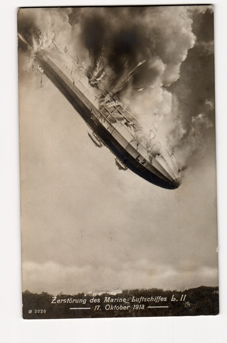 Zerstörung des Marine-Luftschiffes L. II, 17. Oktober 1913, German Airship Disaster (1 of 2)