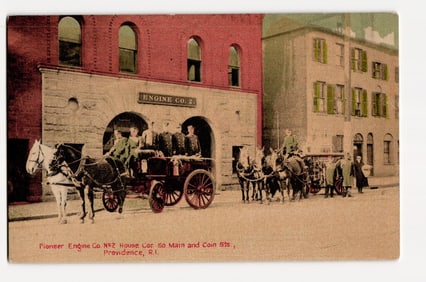 Pioneer Engine Co. No. 2 House, Providence, R.I. Metropolitan Engine & Hose Wagon Specs