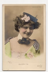 Guérita, Casino de Paris Performer, Early 20th Century Actress Portrait Postcard - Walery