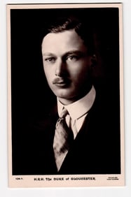 H.R.H. The Duke of Gloucester, Beagles Postcards Guaranteed Real Photograph, London postcard