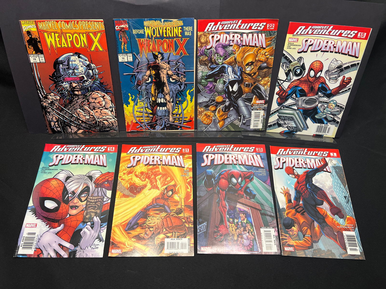 8 Marvel Comics: Marvel Adventures Spider-Man & Marvel Comics Presents Weapon X (1 of 1)