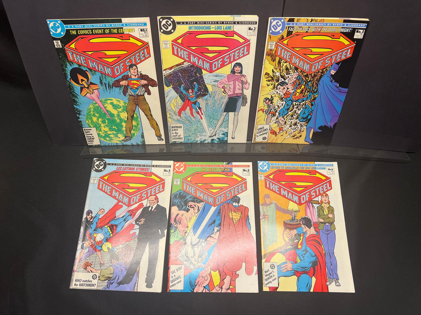 The Man of Steel #1-6 Complete Mini-Series (1986) DC Comics Lot of 6, Art by Byrne & Giordano (1 of 1)