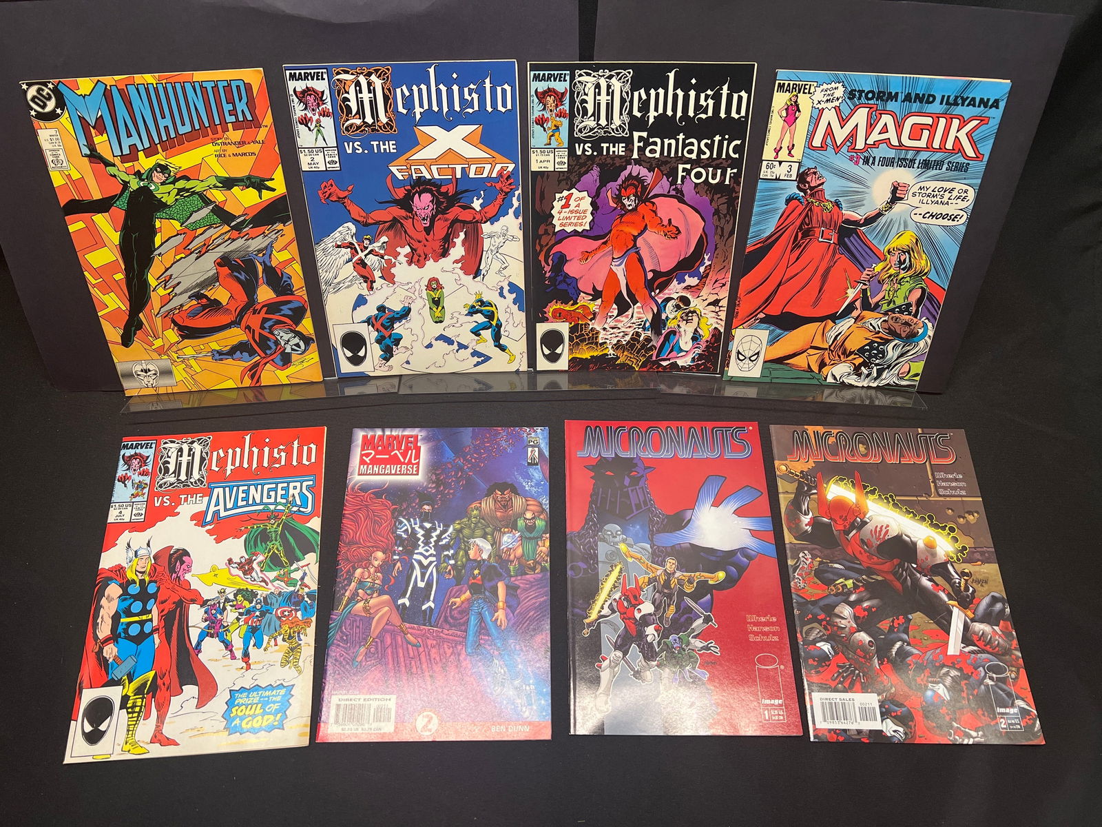 Marvel's Mephisto Vs, Magik, Mangaverse; DC's Manhunter; Image Micronauts (1 of 1)