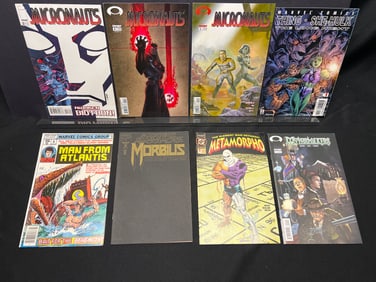 Lot of Assorted Comic Books, featuring Image's Micronauts, Marvel's Morbius & Man From Atlantis