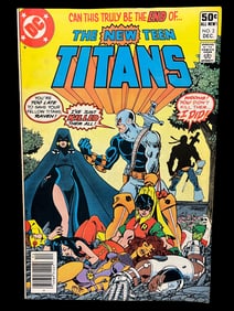 Lot of 8 Inc. New Teen Titans #2 1st Deathstroke, 5 1st Trigon, 6, 8 Arella Orig, 14, 15, 35